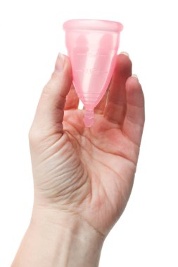 Pink Menstrual Cup clipart