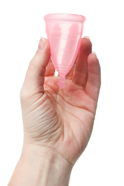 Pink Menstrual Cup — Stock Photo, Image