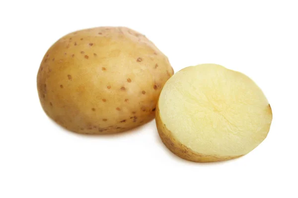 Batatas jovens cozidas em fatias — Fotografia de Stock