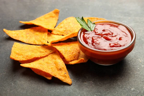 Mexikanische Nachos-Chips — Stockfoto