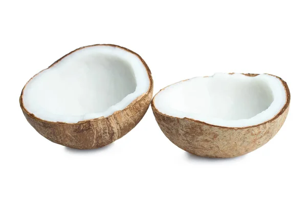 Un coco tropical roto — Foto de Stock