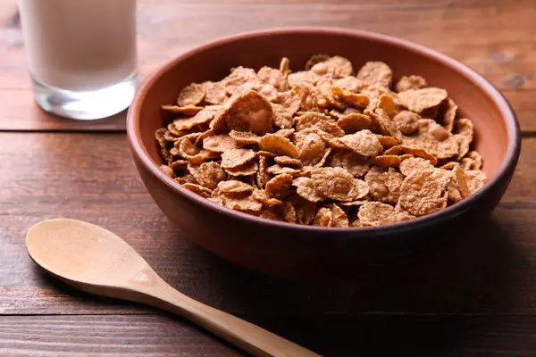 Dry cereal flakes — Stock Photo, Image