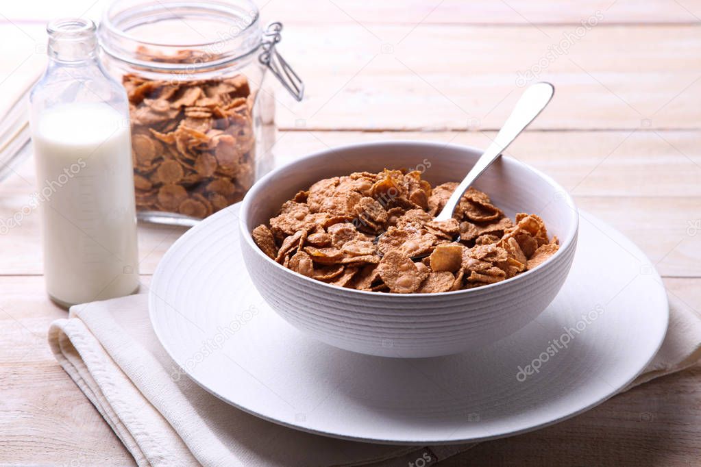 dry cereal flakes