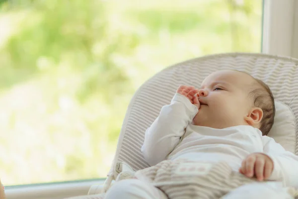 Infância Sono Relaxamento Família Conceito Estilo Vida Duas Crianças Anos — Fotografia de Stock