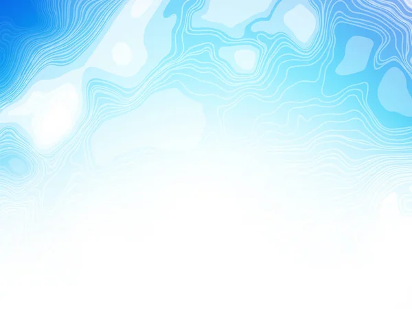 波状の有機形の青いベクトルの背景 — ストックベクタ