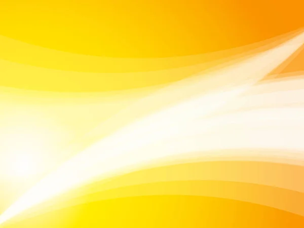 Abstrakte Gelbe Wellenstrahlen Hintergrund — Stockvektor