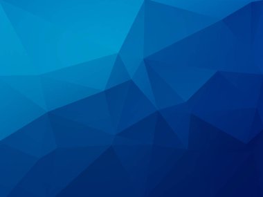 Soyut Mavi poligonal vektör arka plan