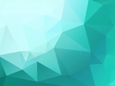 ışık yeşil mozaik üçgen desen