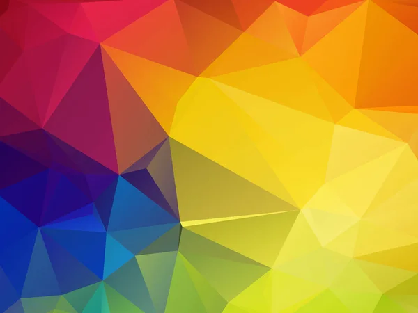 Fond Triangle Mosaïque Coloré — Image vectorielle