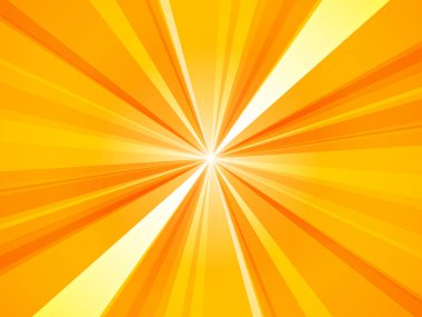Sunburst arka plan sarı soyut ışınları deseni
