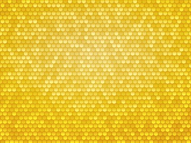 altın metal altıgen doku