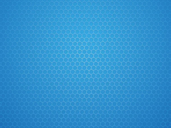 Abstract Blue Geometric Hexagon Background — Stock Vector