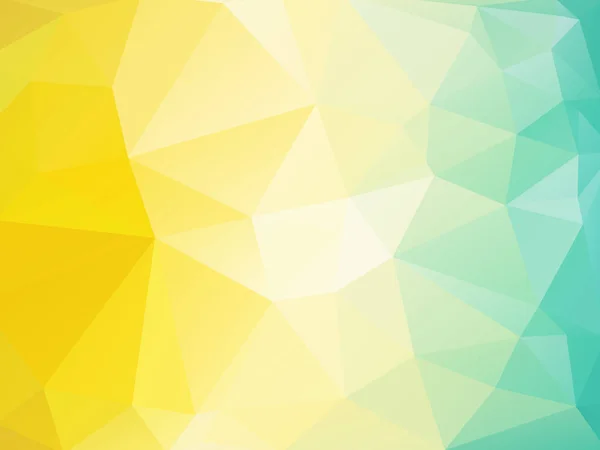 Abstract polygonal background, vector summer mosaic — 图库矢量图片