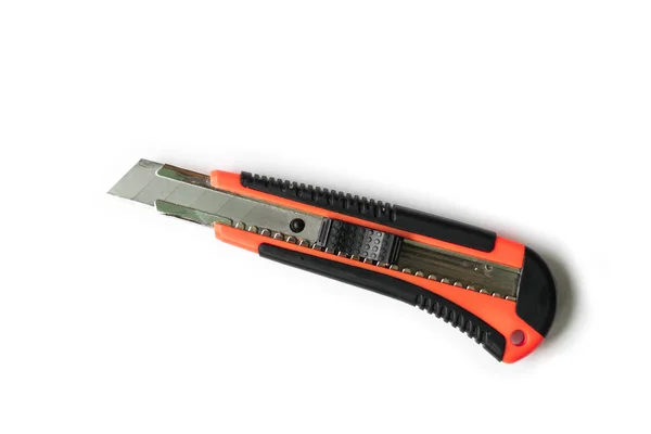 Paper Cutting Equipment Cutter Knife Construction Large Option Black Orange — Stock Photo, Image