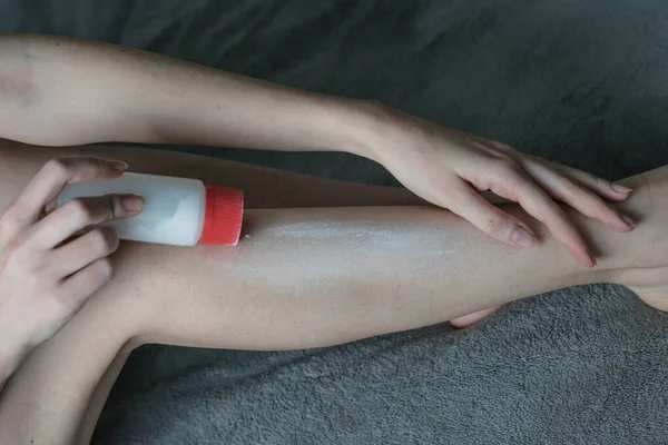Shugaring Tüy Dökücü Sıcak Şeker Bacak Ağdası Evdeki Kıllardan Kurtulma — Stok fotoğraf