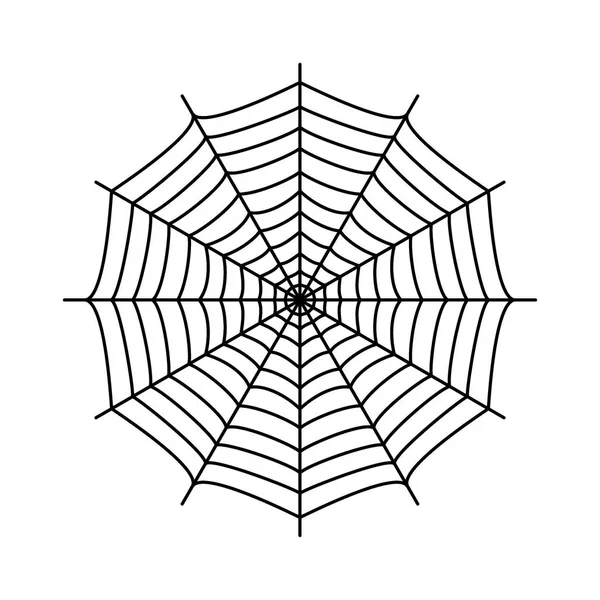 蜘蛛网 黑色和白色向量例证 — 图库矢量图片