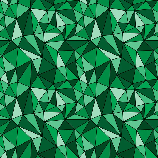 Αφηρημένη Γεωμετρική Χωρίς Ραφή Πρότυπο Πράσινα Τρίγωνα Εικονογράφηση Διάνυσμα — Διανυσματικό Αρχείο
