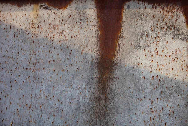 Ржавая Металлическая Поверхность Богатой Разнообразной Текстурой — стоковое фото