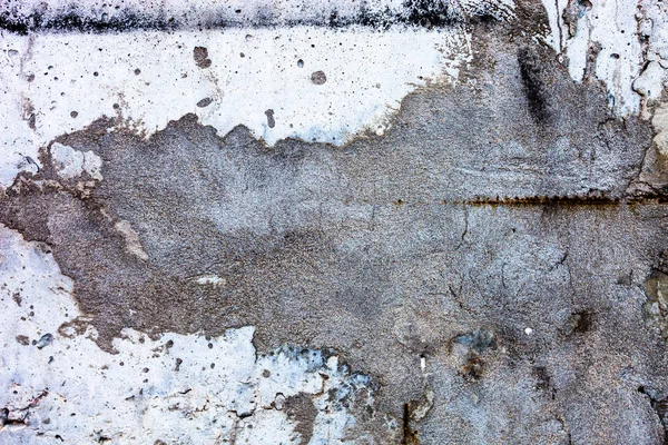 Grey Concrete Surface Split Stuck Cement Mortar — Stock Photo, Image