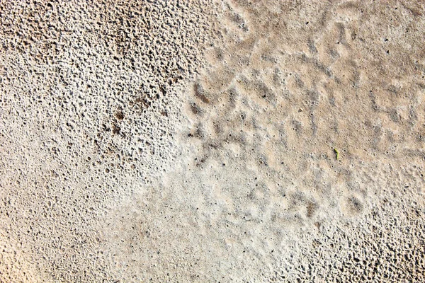 Sand Surface Rain Visible Traces Raindrops — Stock Photo, Image