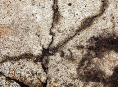 Beton yüzeyi ile zengin ve çeşitli doku kırık.