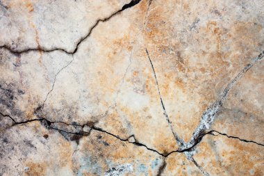 Beton yüzeyi ile zengin ve çeşitli doku kırık.