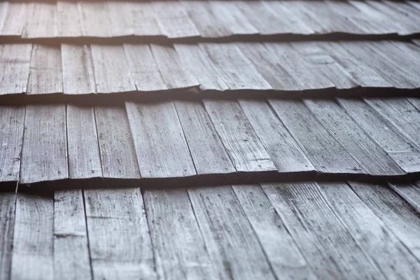 Oude Houten Dakpannen Houten Oppervlaktestructuur — Stockfoto