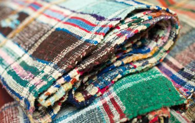 Karpat Dağları bölgesinden geleneksel Ukrayna kumaşı