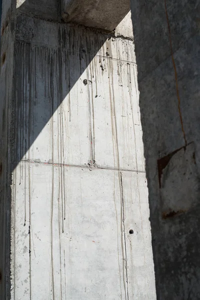 Concrete Blocks Construction Site Close — Stock Photo, Image