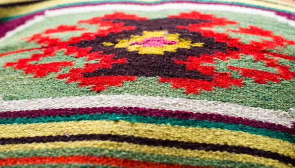 Traditional Ukrainian Woven Fabric Carpathian Mountains Region — Stock Photo, Image