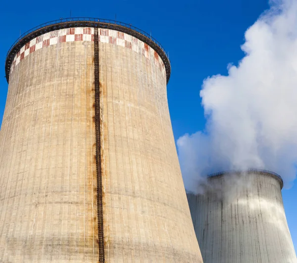 Cooling Towers Power Plant Kyiv Ukraine — Stock Photo, Image