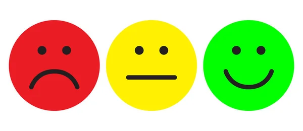 Kırmızı, sarı ve yeşil suratlar