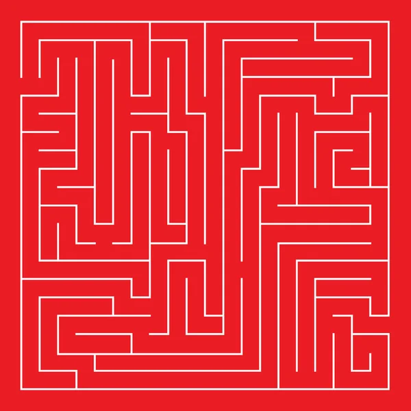 Labyrint. Doolhof. — Stockvector