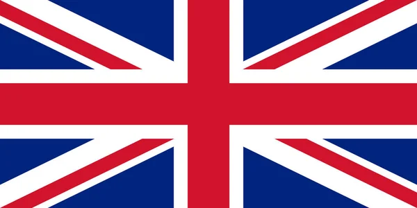 Flagge Großbritanniens. — Stockvektor