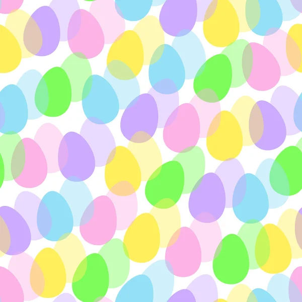 Easter eggs seamless pattern. — Stock Vector