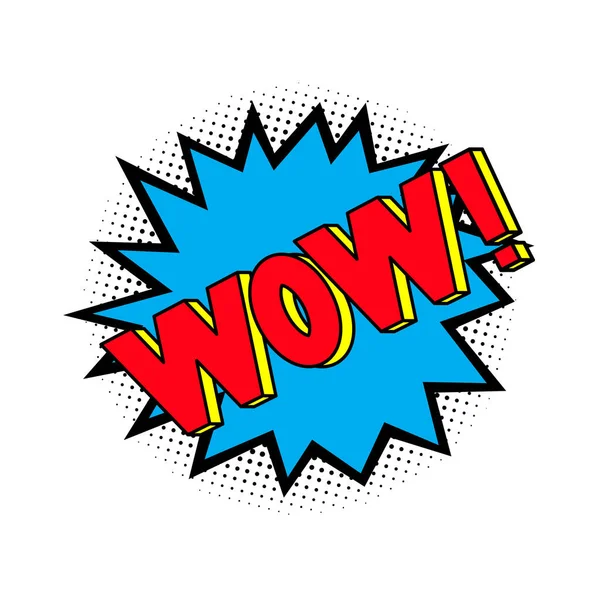 Vay canına, pop-art baloncuk patlaması. Çizgi roman tarzı. Vektör illüstrasyonu.