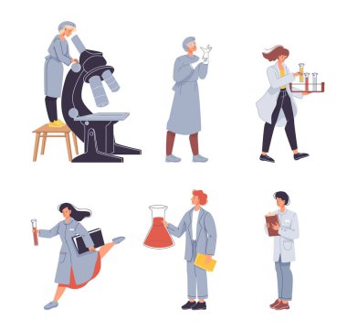 Bilim adamı, araştırmacı, laboratuvar asistanı...