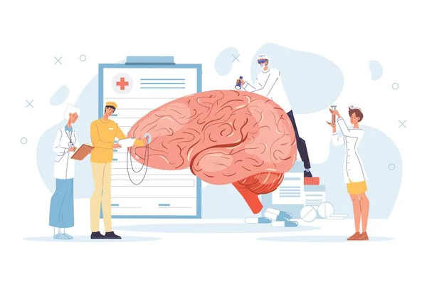 Doktor takımı nöroloji hastalığı teşhisi koyuyor.