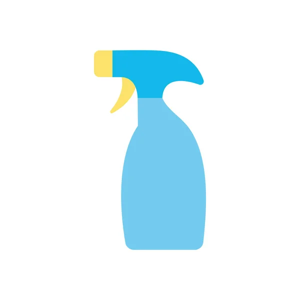 Icono de botella de spray de limpieza, estilo plano — Archivo Imágenes Vectoriales