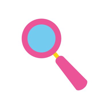 Büyüteç simgesi, düz stil