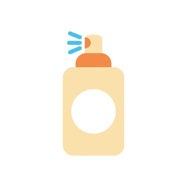 Icono de lata de spray, estilo plano — Vector de stock