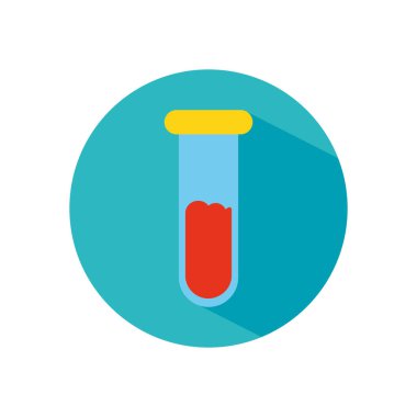 Kan ikonlu test tüpü, blok biçimi