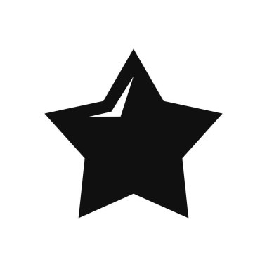 Yıldız doldurma biçim vektör tasarımı