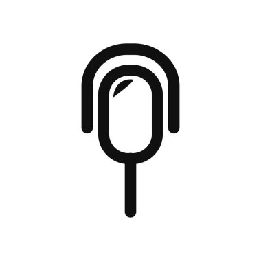 Mikrofon doldurma biçim vektör tasarımı