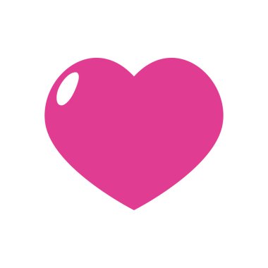 Kalp doldurma biçim vektör tasarımı