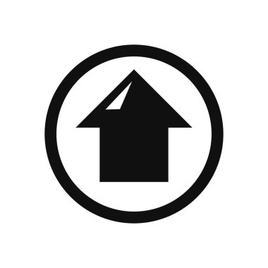 Ok doldurma biçimi vektör tasarımı yükle