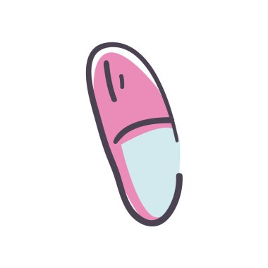 Tıbbi hap doldurma biçim vektör tasarımı