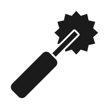 overditch tekerlek simgesi, siluet biçimi