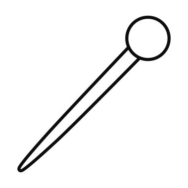 Dikiş iğne simgesi, satır biçimi