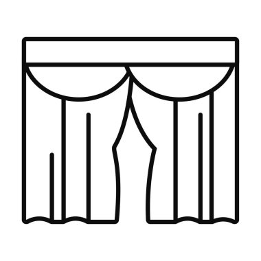 ev perdesi simgesi, satır biçimi